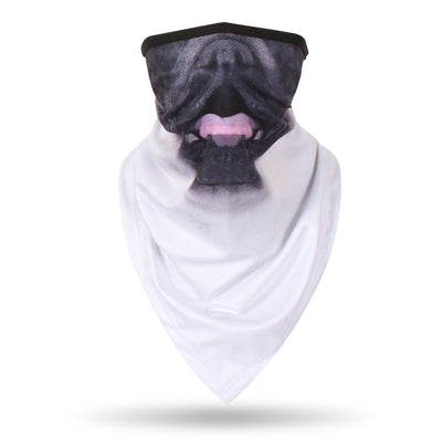 Pug animal face mask