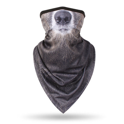 Badger animal face mask