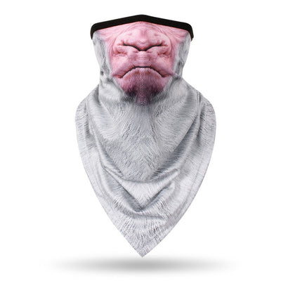 Albino Gorilla animal face mask