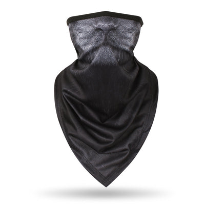 Black Cat animal face mask