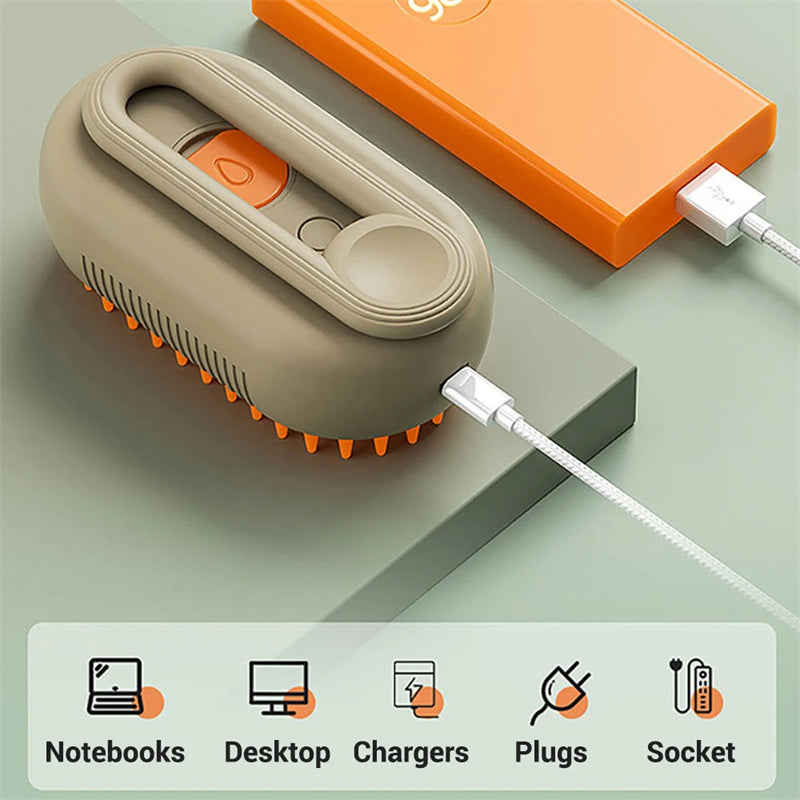 Charging the brush from a USB power bank