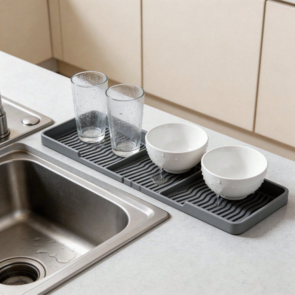 Heat Resistant Silicone Stove Shelf, 30 Inch Space-Saving Kitchen Storage