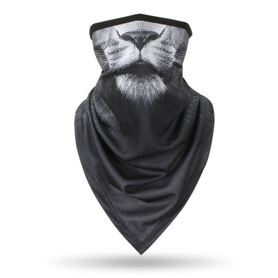 Gray Lion animal face mask