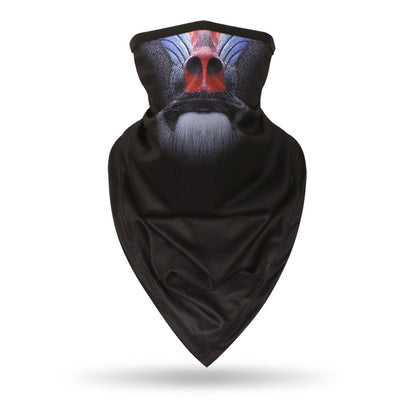 Mandrill animal face mask
