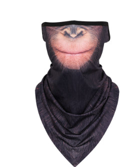 Young Chimpanzee animal face mask