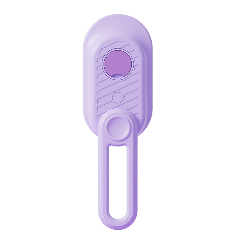 The brush in purple