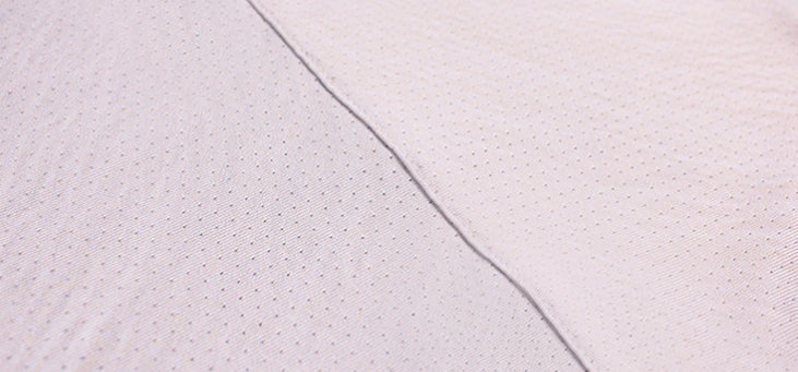 Close-up of the perforated mesh